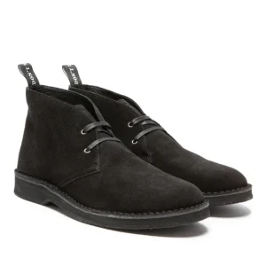 magasins pas chers KOST Desert Boots Croûte Velours Noir Homme 16