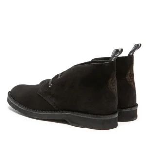 magasins pas chers KOST Desert Boots Croûte Velours Noir Homme 20