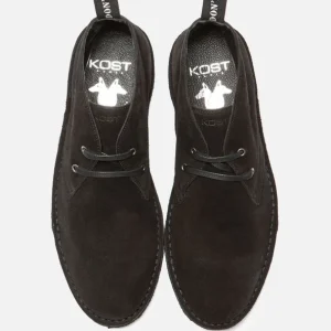 magasins pas chers KOST Desert Boots Croûte Velours Noir Homme 28