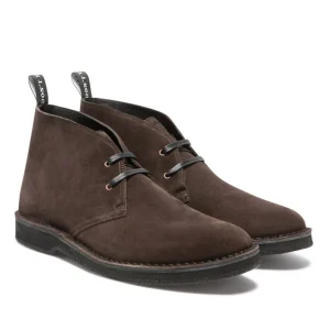 achat pas cher KOST Desert Boots Croûte Velours Marron Homme 15