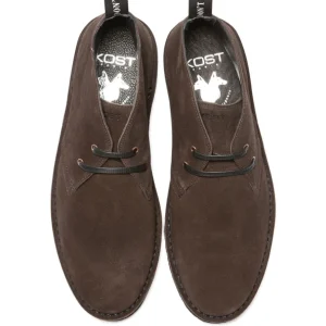 achat pas cher KOST Desert Boots Croûte Velours Marron Homme 17