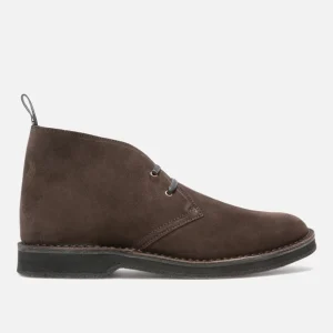 achat pas cher KOST Desert Boots Croûte Velours Marron Homme 23