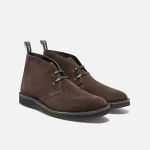 achat pas cher KOST Desert Boots Croûte Velours Marron Homme 31